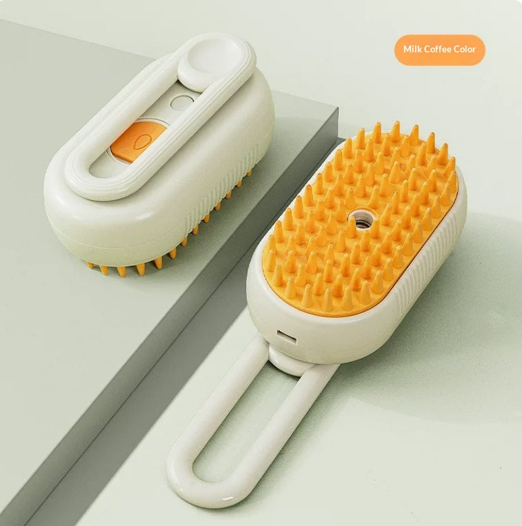 Brosse à Vapeur 3-en-1 pour chats